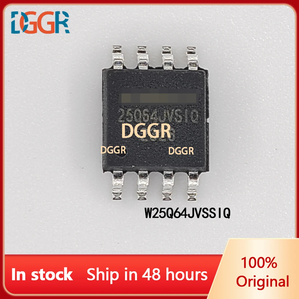 10-100 Stück w25q64jvssiq sop8 original neu noch Flash-Speicher 25 q64jvsiq