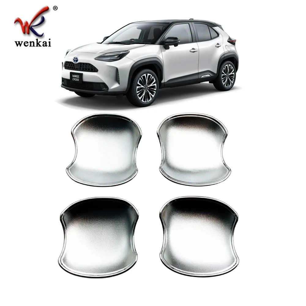

Автомобильные аксессуары для Toyota Yaris Cross 2021, Защитная крышка для наружной двери, декоративные блестящие автомобильные наклейки