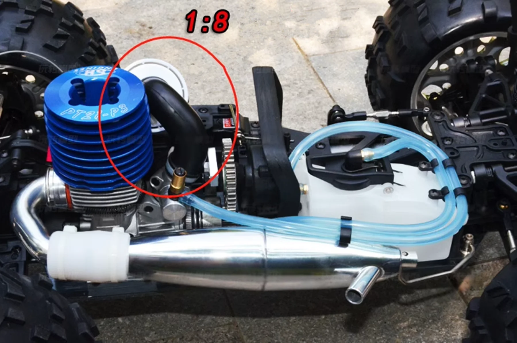 6Pcs Vgoohobby Exhaust Pipe Tubing Muffler Joiner Spring 100mm Compatible with HSP Himoto HPI Losi Kyosho Redcat 94086 94087 940