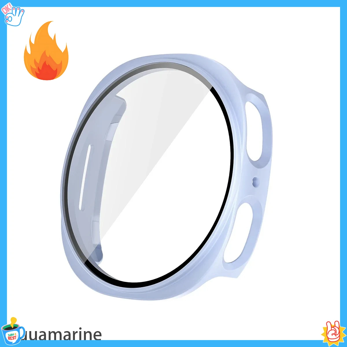 Premium Scratch-Resistant Glass & Case with Full-Coverage Screen Protector