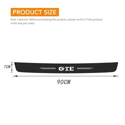 Enhanced Car Trunk Bumper Protector Guard Tape and Door Sill Scuff Plate Sticker Accessories (1pc trunk)