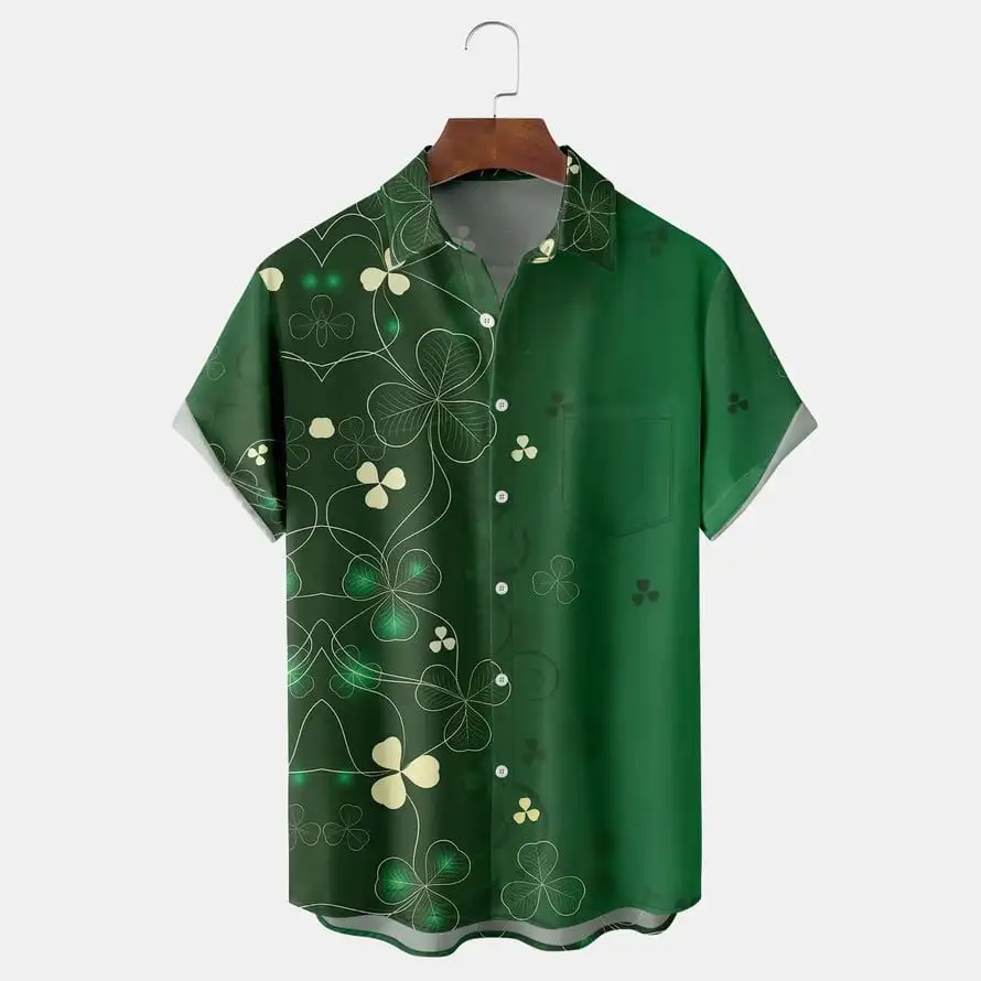 

St. Patrick's Day Shirt men-s-top Q9