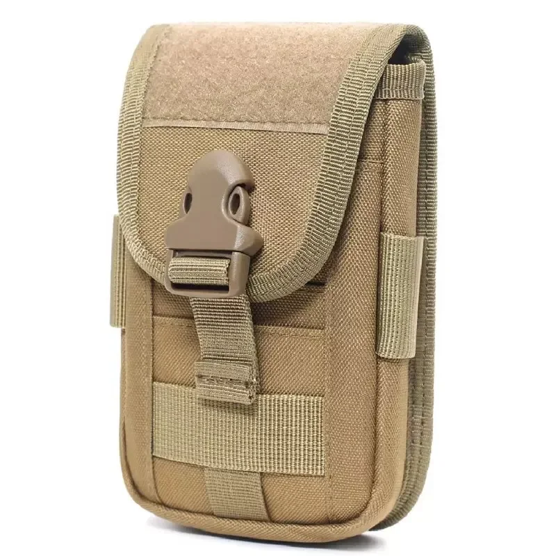 Multifunctional Sports Running Waist Belt Mobile Phone Bag Vertical Double Layer Molle Accessory Bag Power Bank Unisex