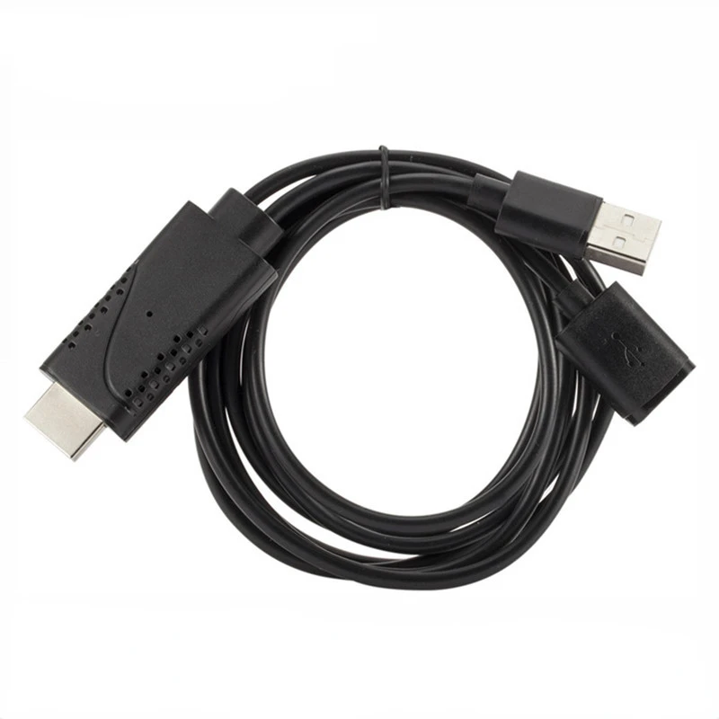 HD 1080P USB Video Adapter Converter for IPhone XR XS MAX 11 12 Pro 7 8 PLUS for IPAD Android Phone Screen To TV HDTV Projector