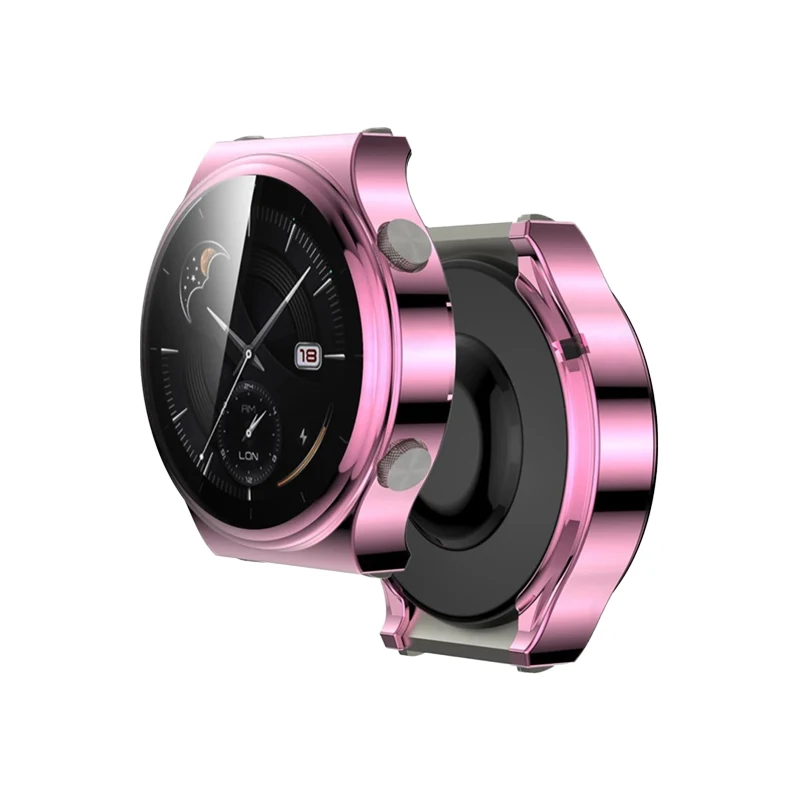 Premium Full-Coverage Electroplated Case with Built-in Tempered Glass Screen Protector (Touch Sensitive)