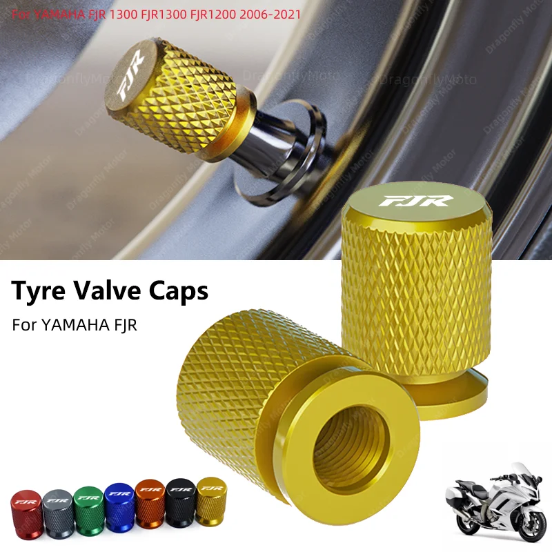 

FJR Motorcycle Tire Valve Air Port Stem Cover Cap Plug CNC Accessories For YAMAHA FJR 1300 FJR1300 FJR1200 2006-2021