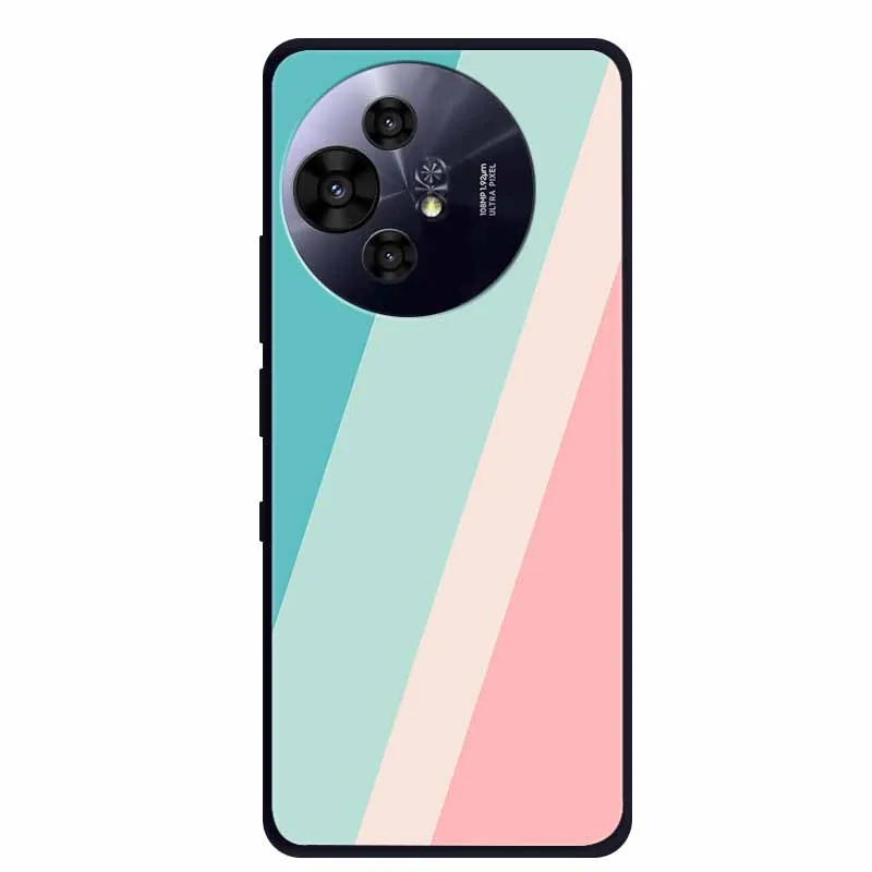 Black Silicone Protective Back Cover - Stylish and Durable Bumper Coque for TCL 50 Pro NxtPaper 5G