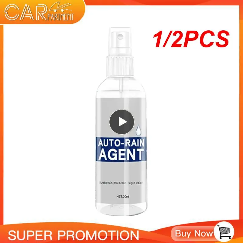 

1/2PCS Auto Glass Film Coating Agent Waterproof Rainproof Anti-fog Spray Car Windshield Window Glass Coating Anti-fog Rainproof