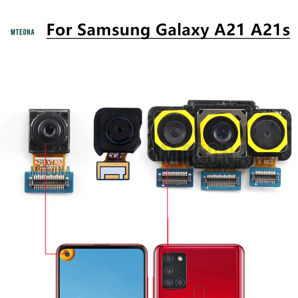 

Original Front Facing Camera For Samsung Galaxy A21 A21s SM-A217 A217F SM-A215U Main Rear Back Camera Wide Angle Flex Cable