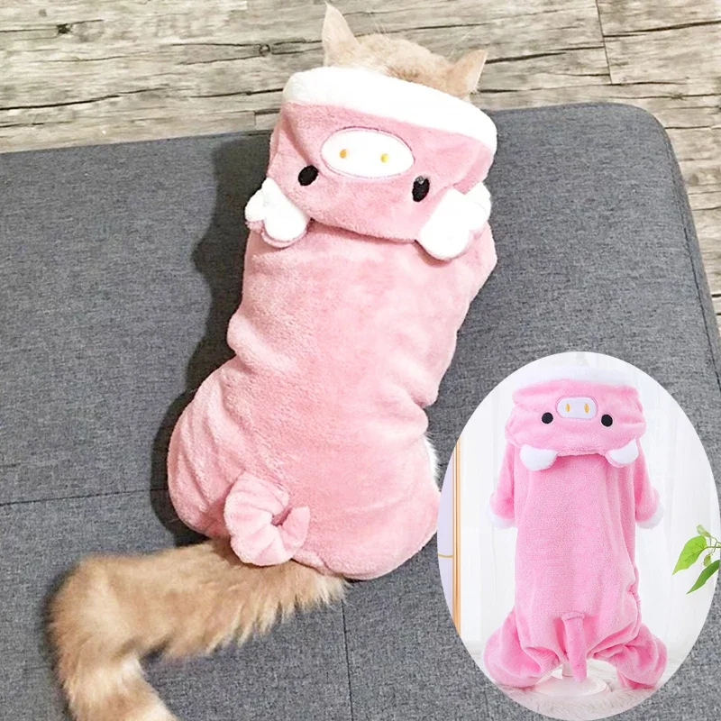 Warm Flannel Pet Jumpsuit 4