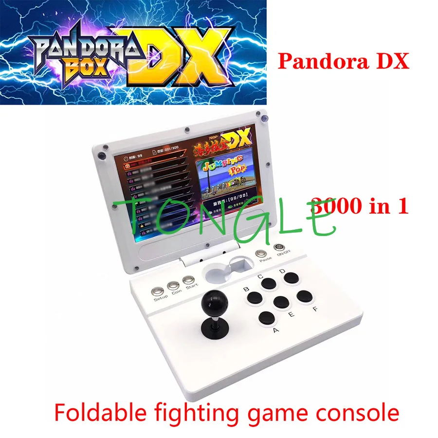 

2020 Pandora Box DX 3000 в 1 одиночная мини аркадная Складная Боевая машина может сохранить игровой прогресс высокая оценка запись 3d tekken