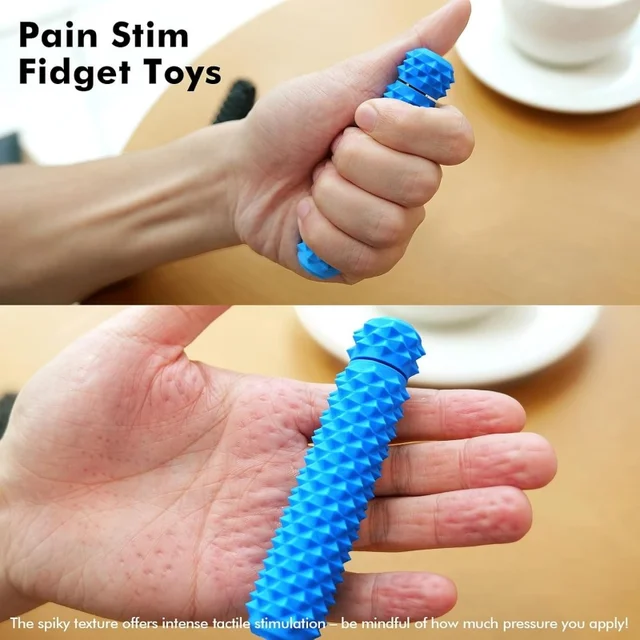 Pain Stim Fidget Toys Rotating Spiky Grippie for Anxiety Relief Sensory Toys for Autism ADHD Calming Classroom Desk Office 2