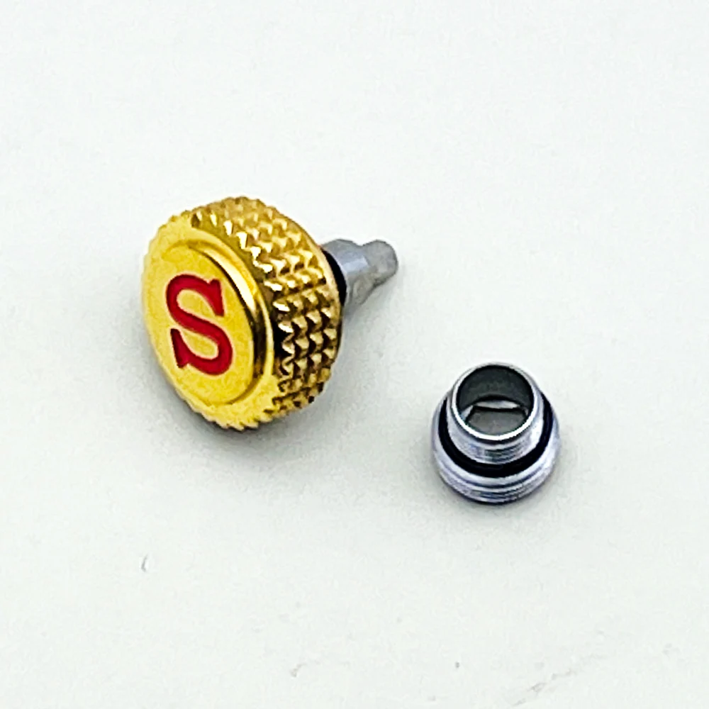Enhanced Engraved 'S' Watch Crown with Tube Stem