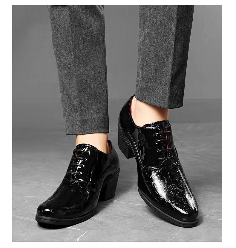 Туфли Мужские Лакированные Черные Купить
