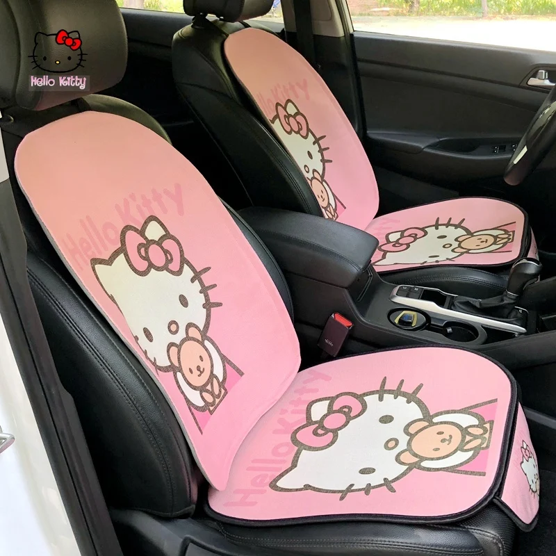 SanrioHelloKittyCarSeatCoverCartoonKTCatSeatProtectorCushion