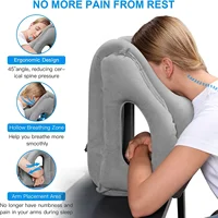 Inflatable Travel Pillow Portable Cushion Neck Pillow Travel Pillow Cushion Padding for Airplane Car Office Neck Nap Pillows 1