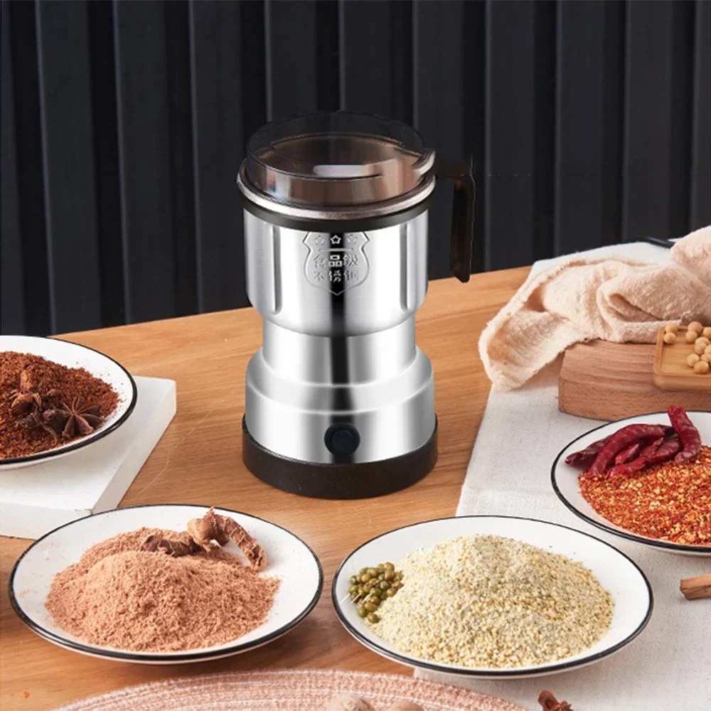 Electric Grinder Houselin 300W Powerful Coffee Bean Spice Household Grinder for Herbs Nuts Grains
