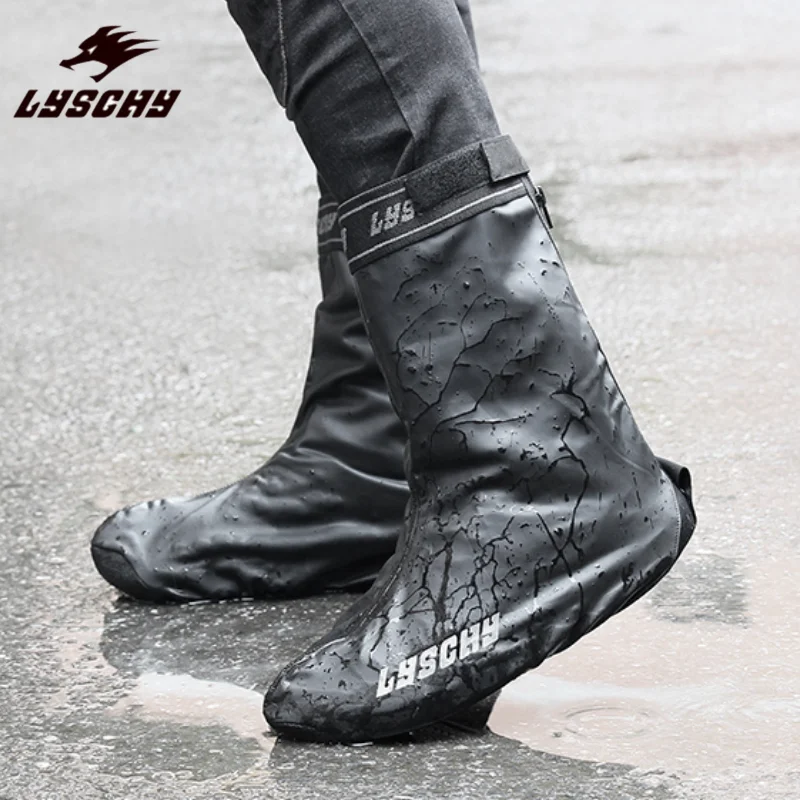 LYSCHY cubierta impermeable para Protector de calzado para lluvia, reutilizable, para motocicleta, Motocross| | - AliExpress