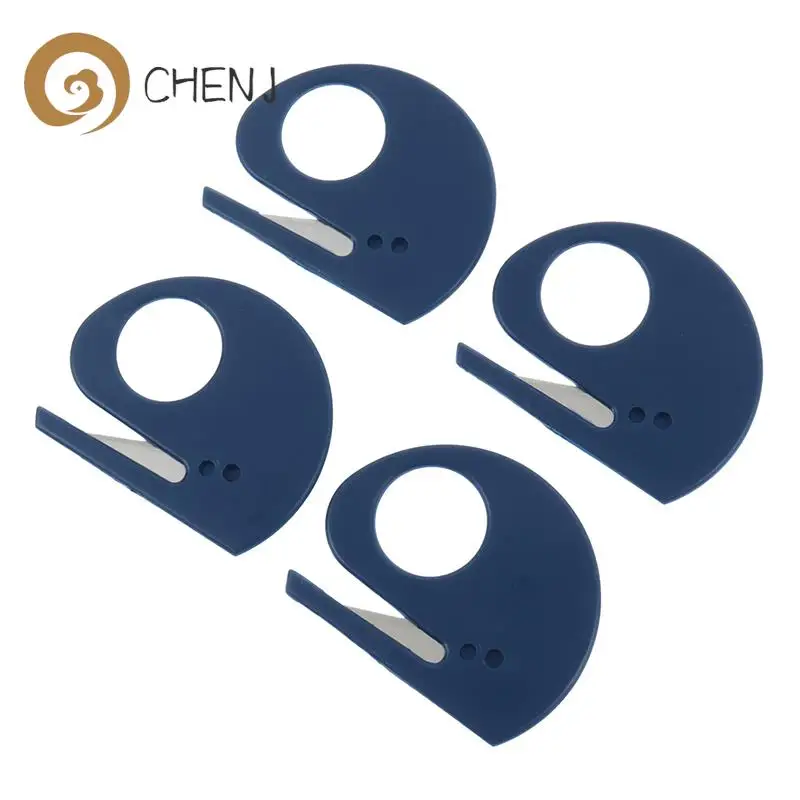 Mini Letter Opener Sharp Plastic Mail Envelope Opener Safety Papers Cutter 2pcs for mail opener