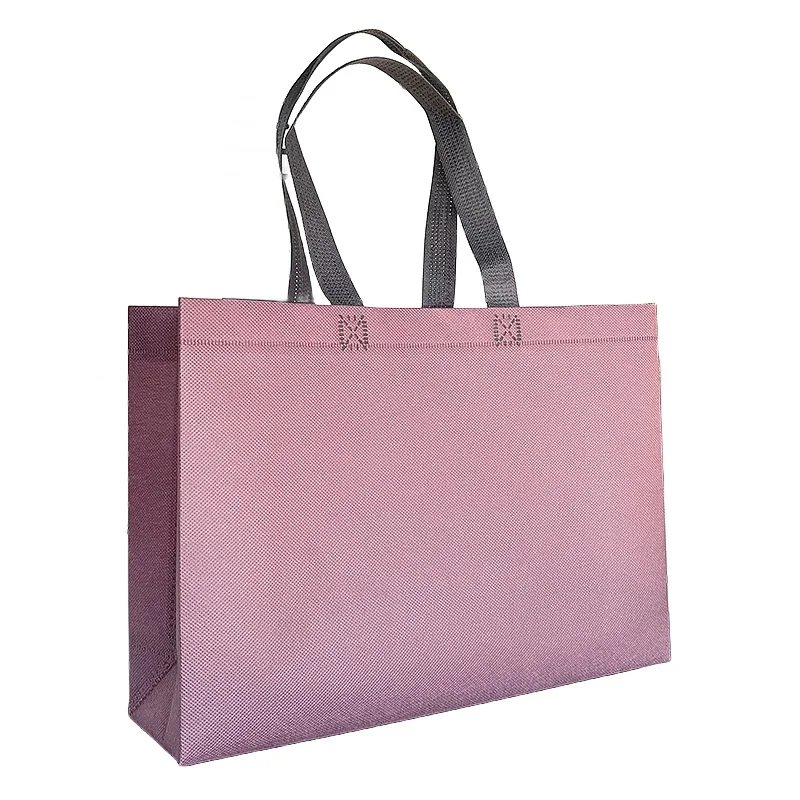 StoBag 10pcs Non-woven Tote Bags Color Fabric Portable Eco-friendly Shopping Storage Reusable Large Pouch Custom Logo(Extra Fee) 6