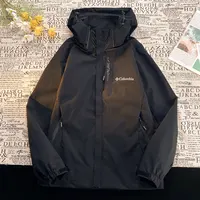 Veste coupe-vent avec Logo de marque haut de gamme pour hommes, manteau d'alpinisme de sport décontracté et ample pour l'extérieur, printemps et automne 5