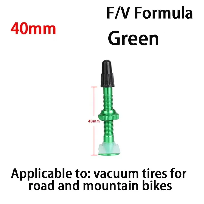 Premium MTB and Road Bike Tubeless Valve Nozzle with Tire Plugs - Presta, 40mm & 60mm Options