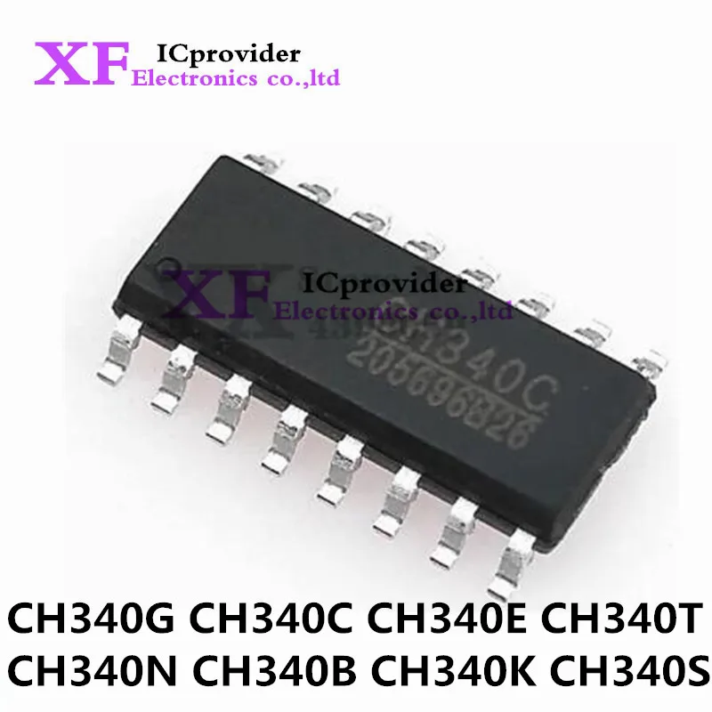 10Pcs-New-CH340G-CH340C-CH340E-CH340T-CH340N-CH340B-CH340K-CH340S-CH340 ...