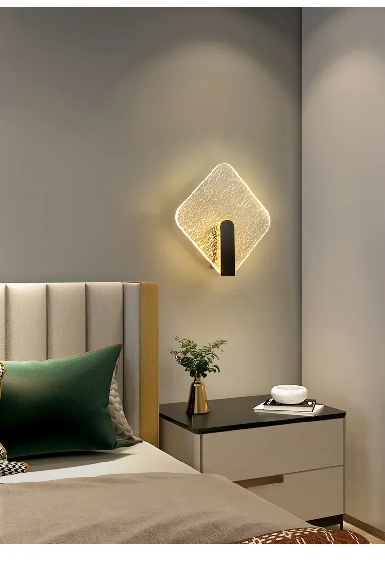 Description Picture 3 of itemLED Ligths Wall Lamp Modern Minimalist Led Wall Sconces for Living Room Decor Bedroom Corridor Aisle Balcony Lighting Fixture