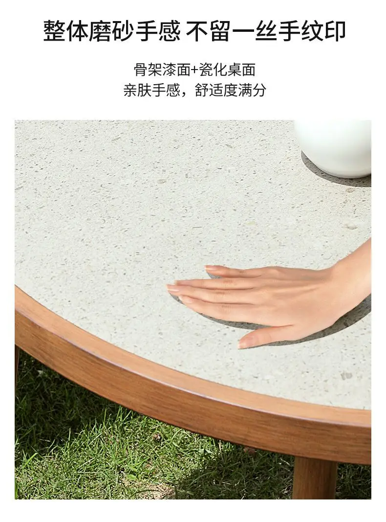 Waterproof UV Rattan Garden Set New Chinese Style Patio Tea Table Chairs Outdoor Patio Furniture Rattan Patio Furniture Muebles