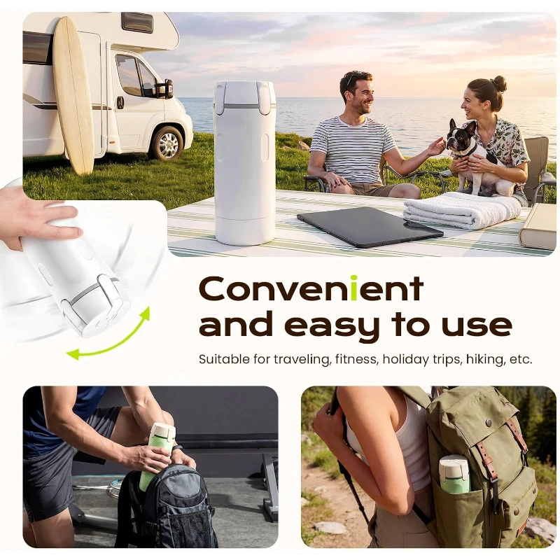Compact 4-in-1 Leak-Proof Travel Dispenser for Toiletries and Cosmetics