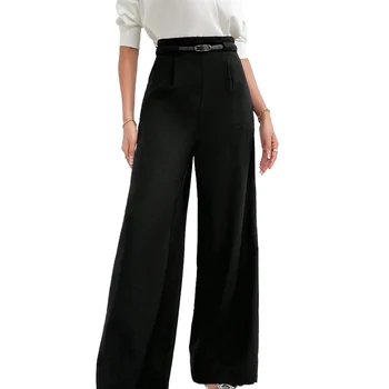 Rafiah Select Casual con vita alta e gamba larga per occasioni formali e in ufficio Abbigliamento Ramadan Pantaloni larghi da donna 1