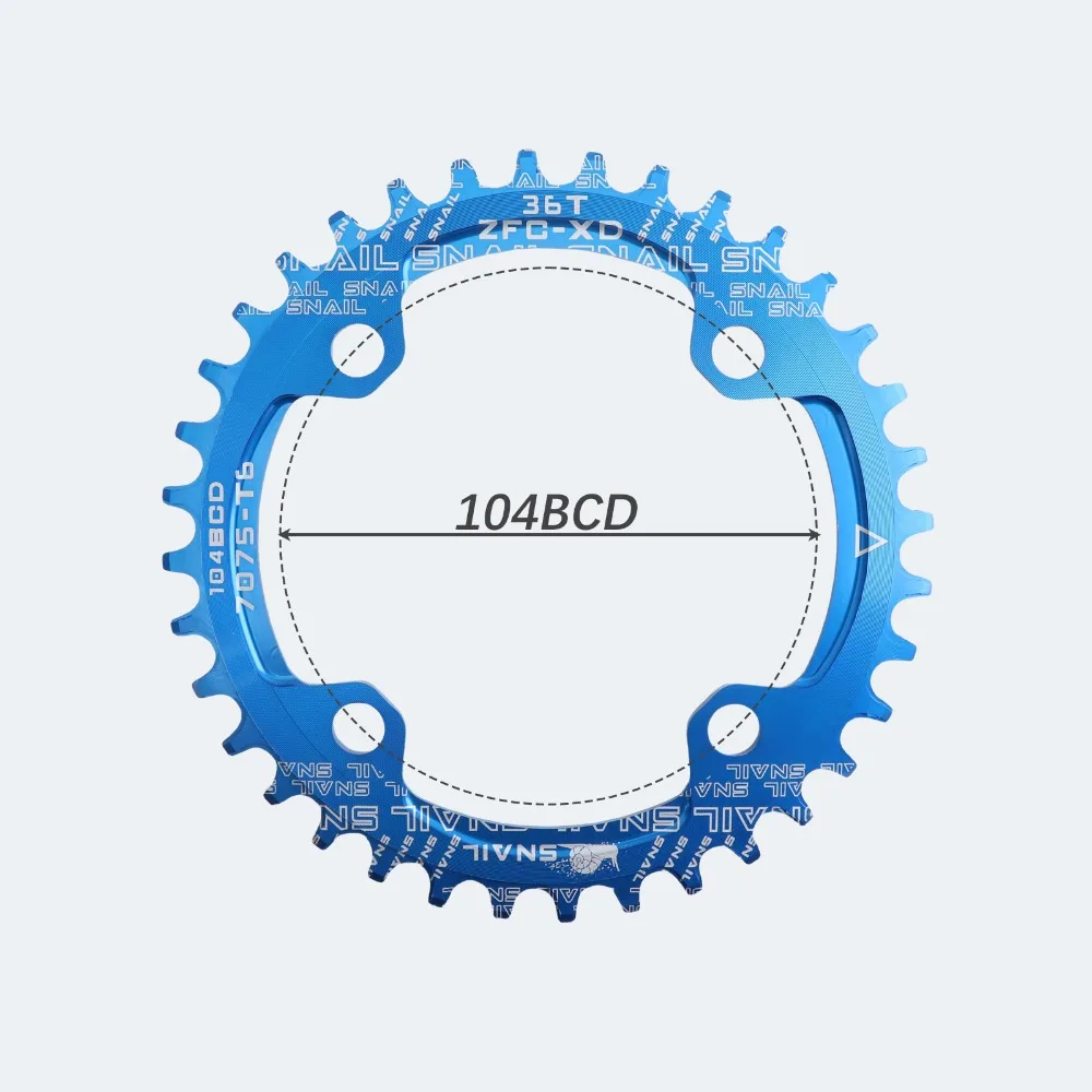新品未使用 HOPE チェーンリング 36t 104bcd シングル MTB Amazon | MOTSUV 104BCD 楕円形チェーンリング 幅狭 チェーン