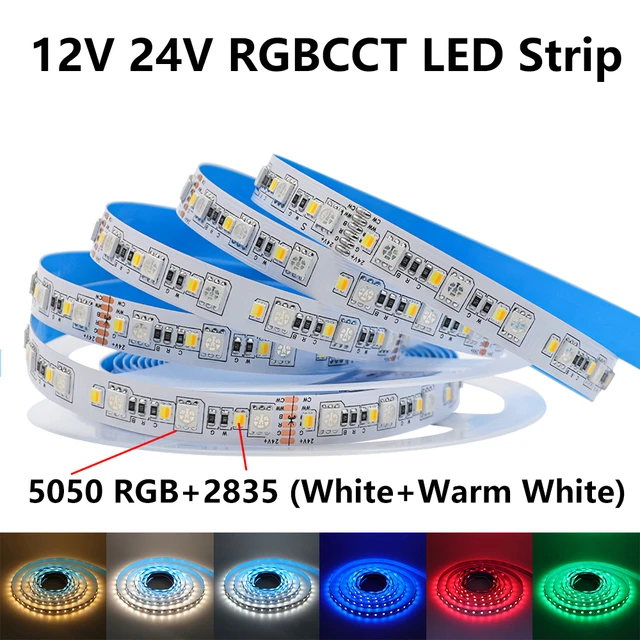 TIRA LED 12V RGB + CCT (ROLLO DE 5M)