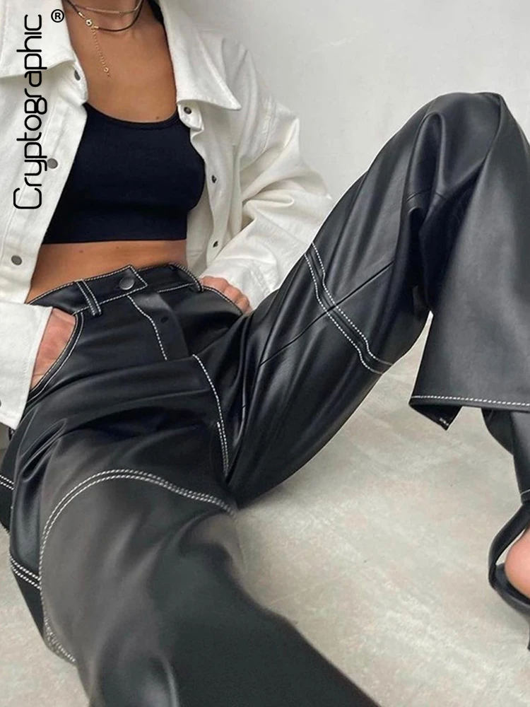 Outfits Black Leather Pants  Black Leather Pants Women Outfit