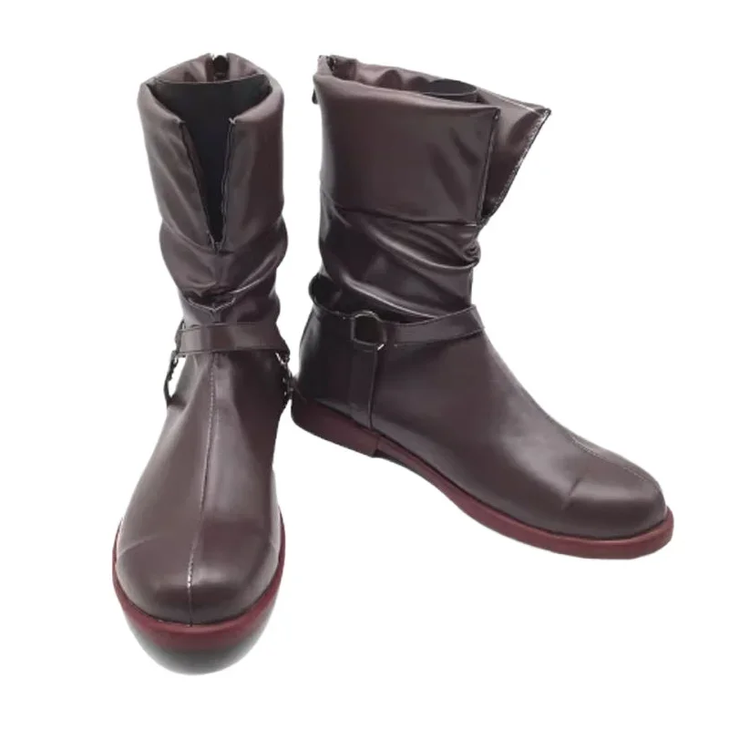 Fullmetal Alchemist-Inspired Edward Elric Military Boots Cosplay for Unisex