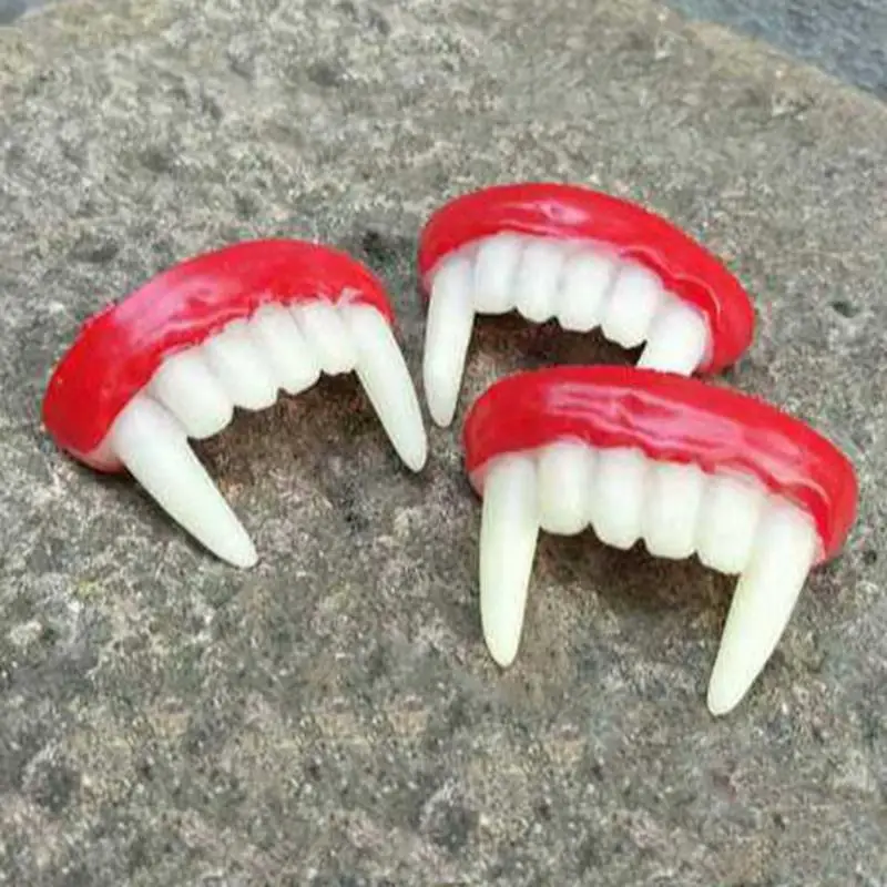Spooky Vampire Dentures for Halloween Parties and Pranks
