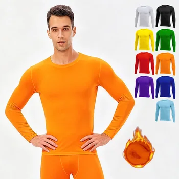 Kids Children Boy Girl Running Long T Shirt Fitness Sport Basketball Football Outdoor Hiking Jogging Thermal Soccer Clothes J25 1
