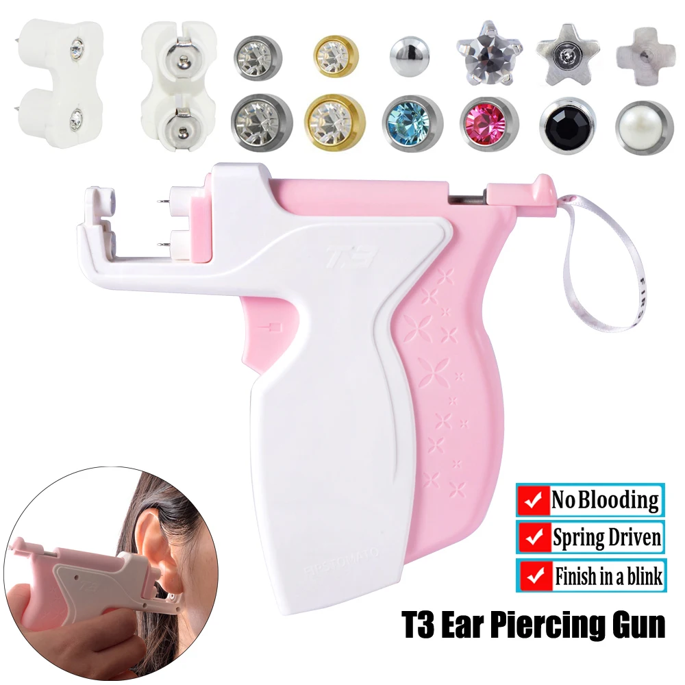 T3 Professional Ear Piercing Gun Sterile Ear Piercing Device New Design
