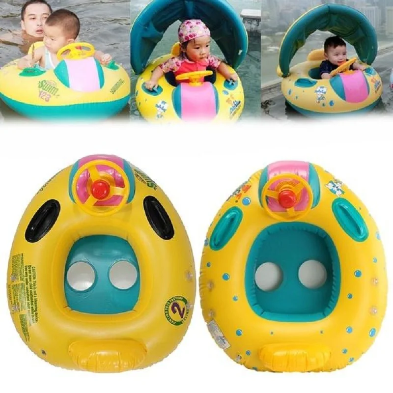 Inflatable Pool Float Ring Baby Buoy Beach Accessories Kids Trainer Infant Swimming Seat Rings