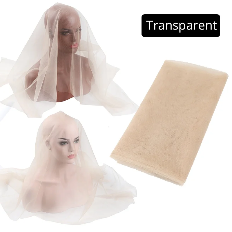 0.25Yard/Pcs Plussign Swiss Lace Net For Wig Making Import Material For Lace Wigs Frontal Closure Hairnet Wig Making Accessories hair nets