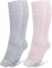 2 Pairs/4PCS  Maternity Compression Socks 20-30 mmHg Pregnancy Compression Socks Knitted Compression Socks for Women 2