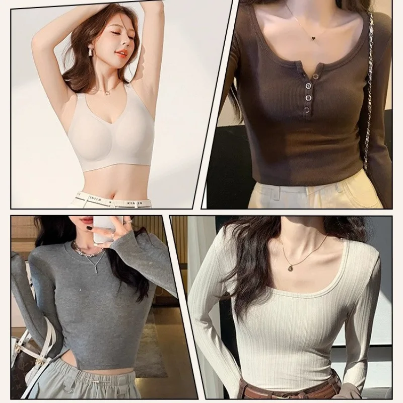 MeooLiisy Large Size Minimizer Push Up Full Coverage Women Bras No Show Wireless Comfortable Underwear M-5XL 5