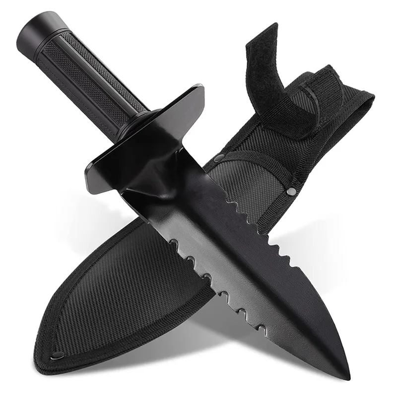 Steel Garden Shovel Portable Shovel Multifunction Stainless Steel Survival Spade Trowel Camping Outdoor Dig Soil Tool Dropship 4