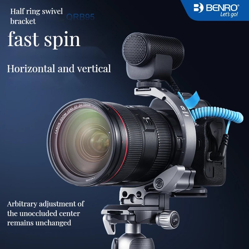 Benro QRB95 portrait rabbit cage aluminum alloy Tripod Head Horizontal Vertical Photography Rabbit Cage Aluminum Alloy Bracket