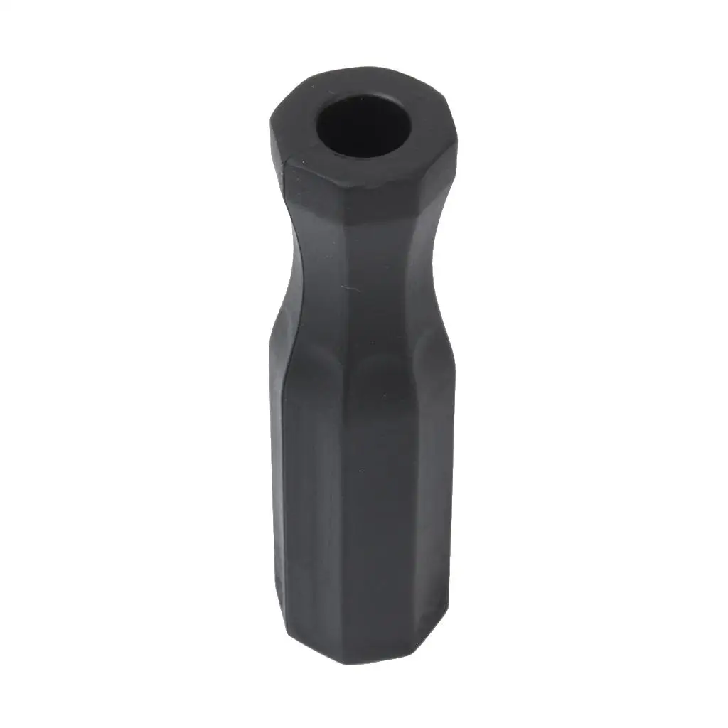 2pcs Black Table Soccer Part Kids Football Fussball Foosball Handle Grips Rubber Replacment 5
