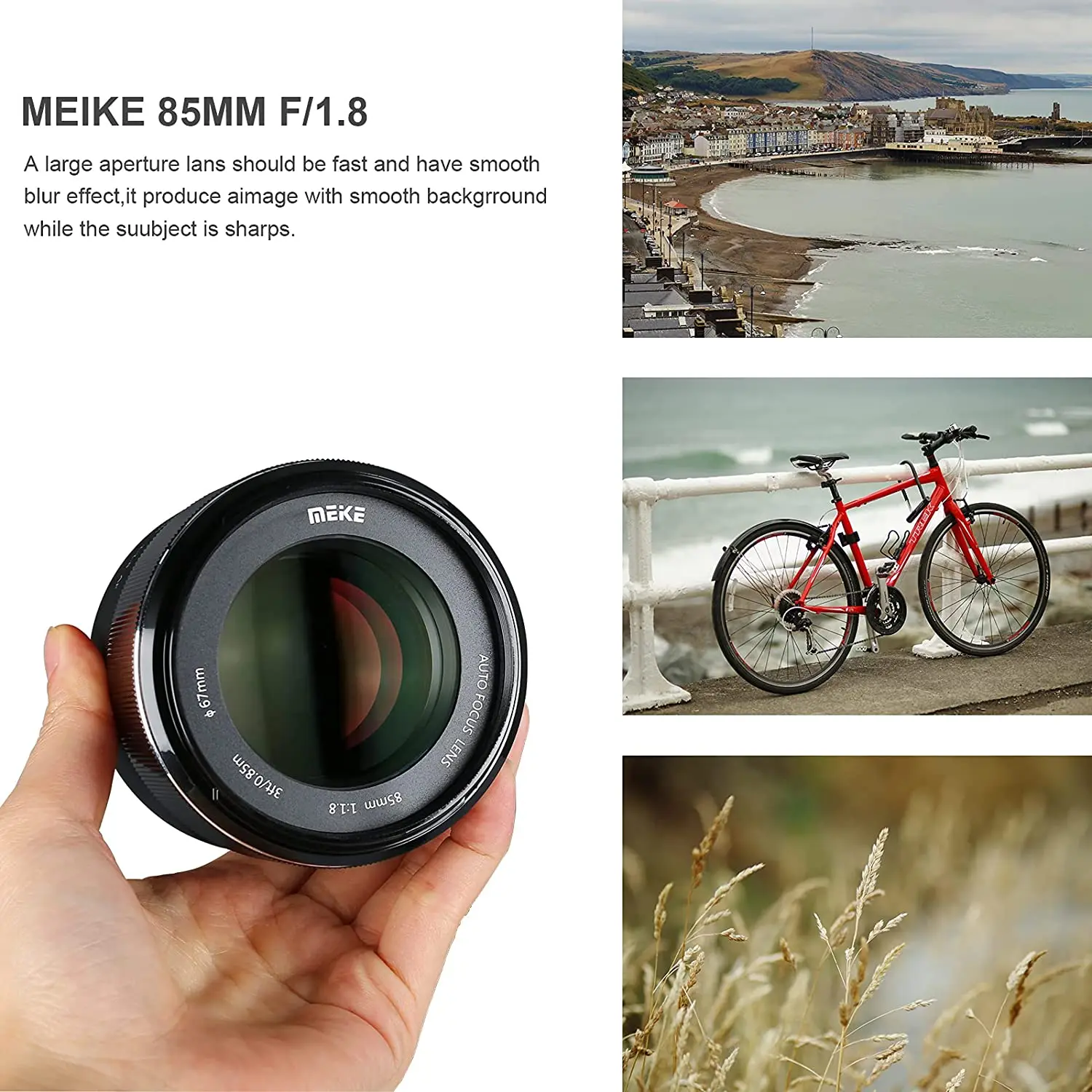MEKE 85mm F1.8 AF フルフレーム 大口径Canon EOS EF Amazon.co.jp: MEKE 85mm F1.8 オートフォーカス フルフレーム 大口径