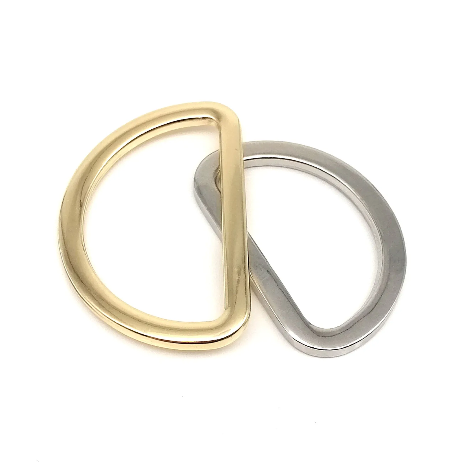 Hochwertiges Metall, halbrund, 16/19/25/32/38 mm, Handtasche, Tasche, Geldbörse, Riemen, Gürtel, Hundehalsband, Kette, Web, flach, O Dee, D-Ring-Schnalle – Detail 18