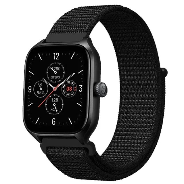 Nylon Loop Smartwatch Band - Adjustable Strap in 20mm/22mm Sizes