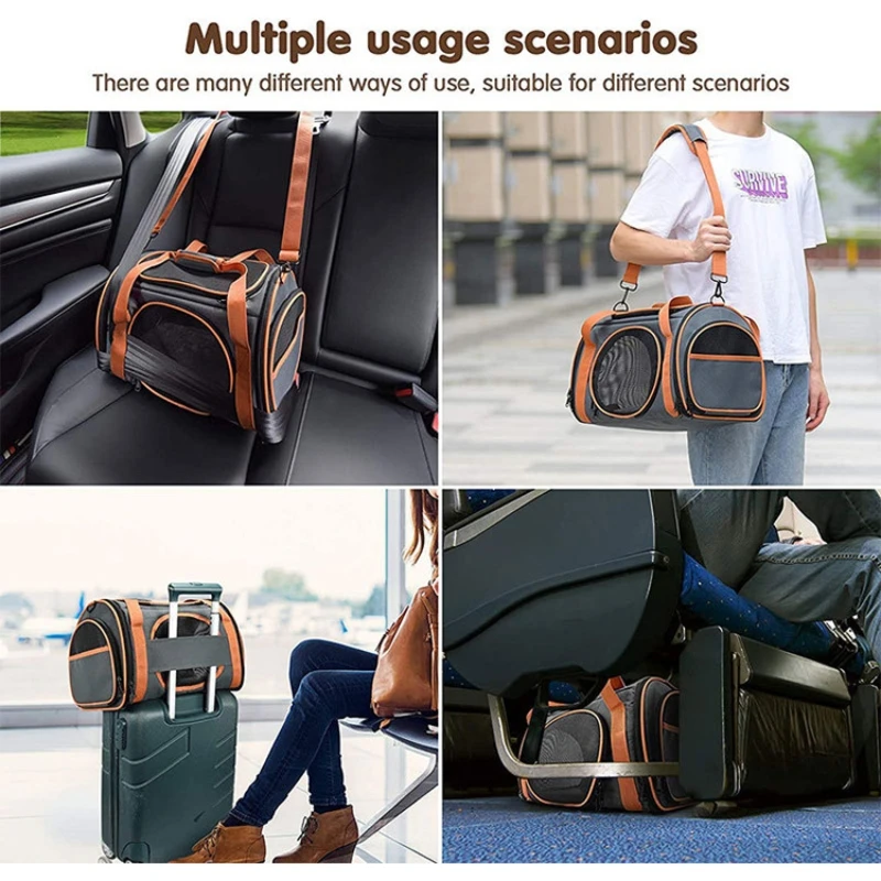 New Pet Portable Four-Sided Air Travel Case