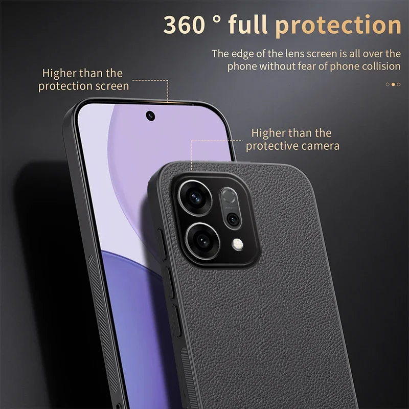 Luxury Business Leather Magnetic Phone Case - Matte Shockproof Protection Cover